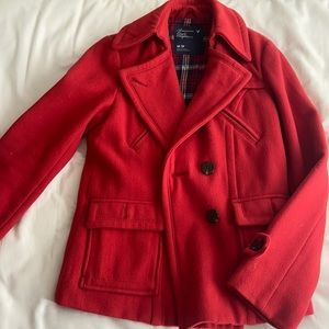 American eagle red coat.